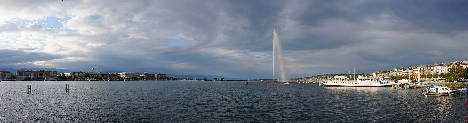 Le Léman et le Jet d’Eau
